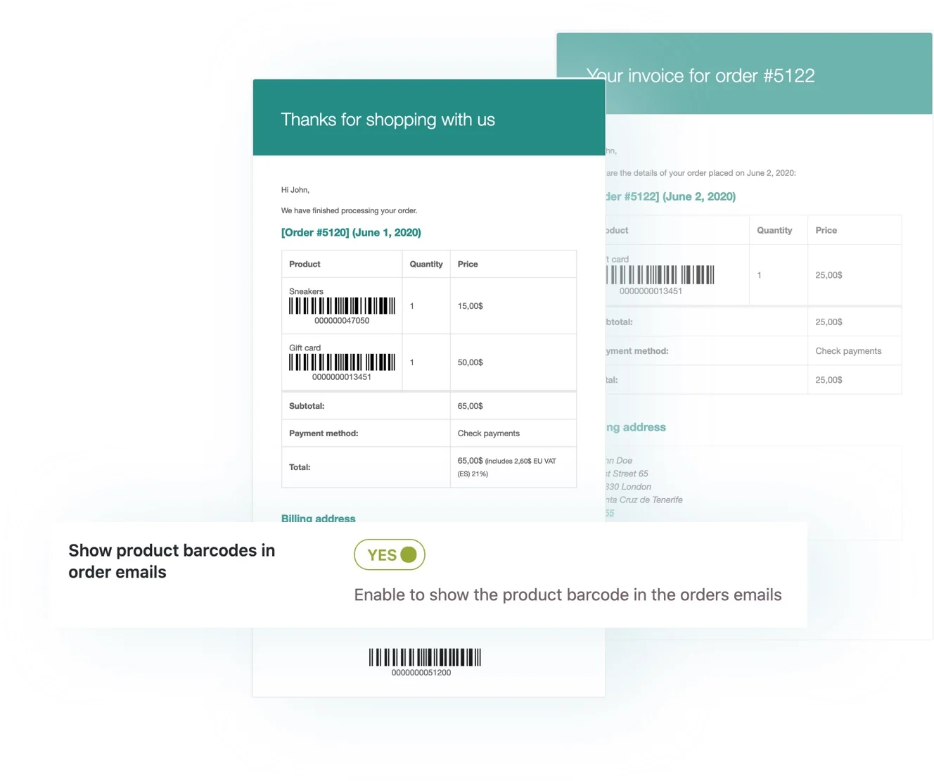 افزونه YITH WooCommerce Barcodes and QR Codes | افزونه بارکد و کد QR برای ووکامرس | افزونه ووکامرس YITH Barcodes and QR Codes