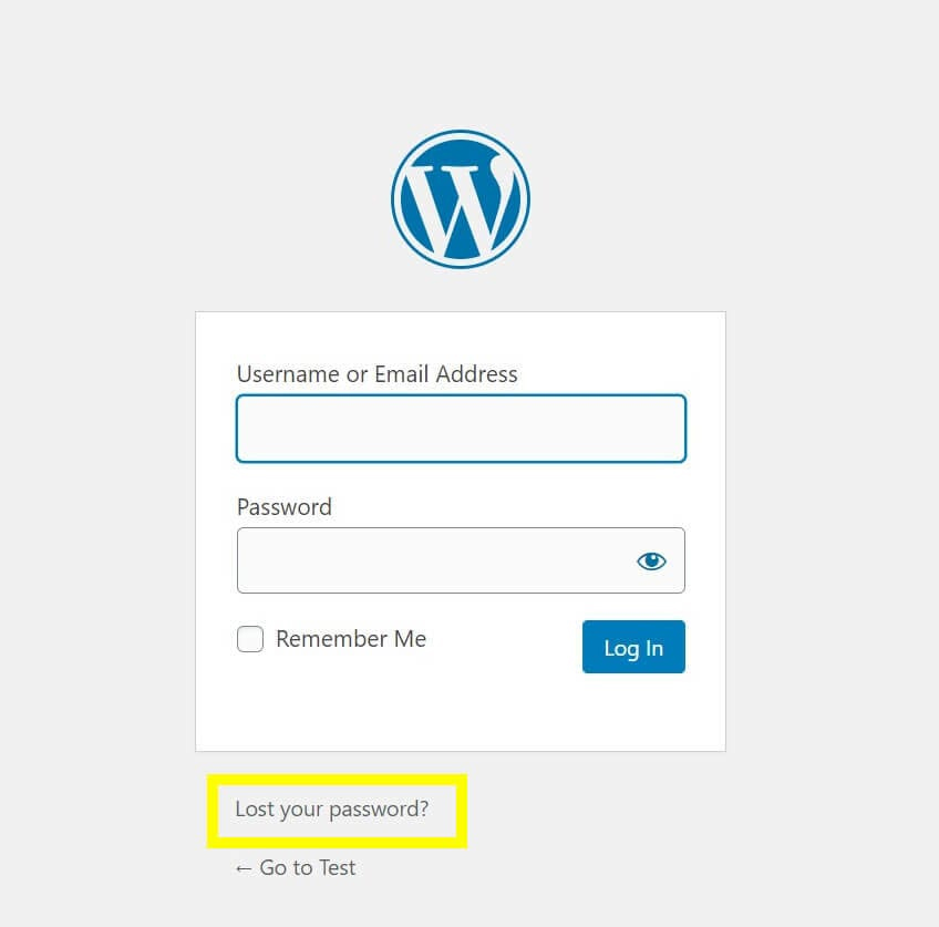 رفع خطای Locked Out Of Wp-Admin با بازنشان رمز عبور