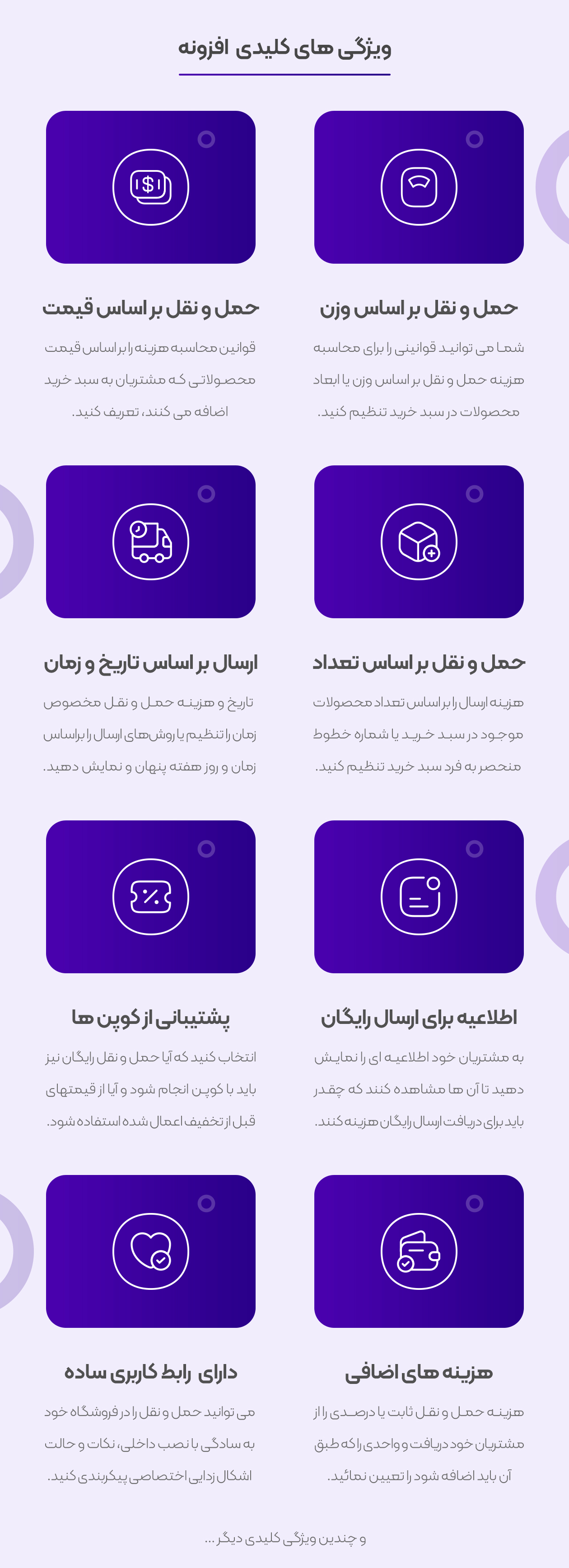 محاسبه حمل و نقل ووکامرس - تصویر سه