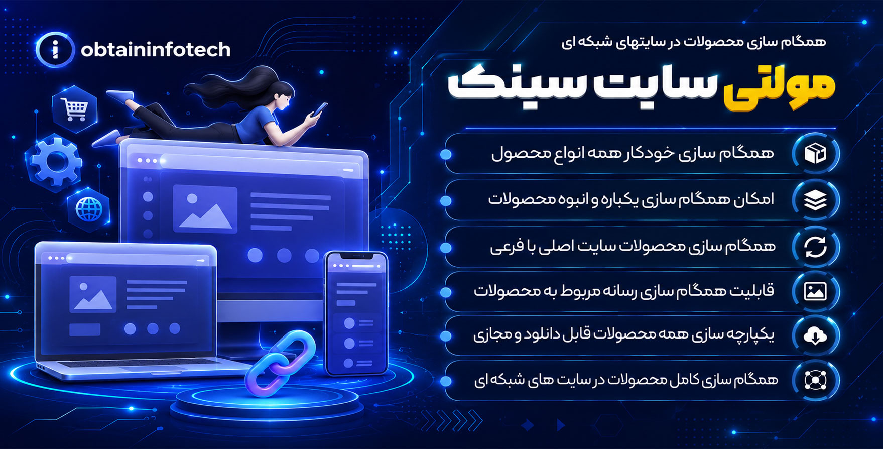 افزونه WooCommerce Multisite Product Sync | همگام سازی اطلاعات محصولات سایت های شبکه