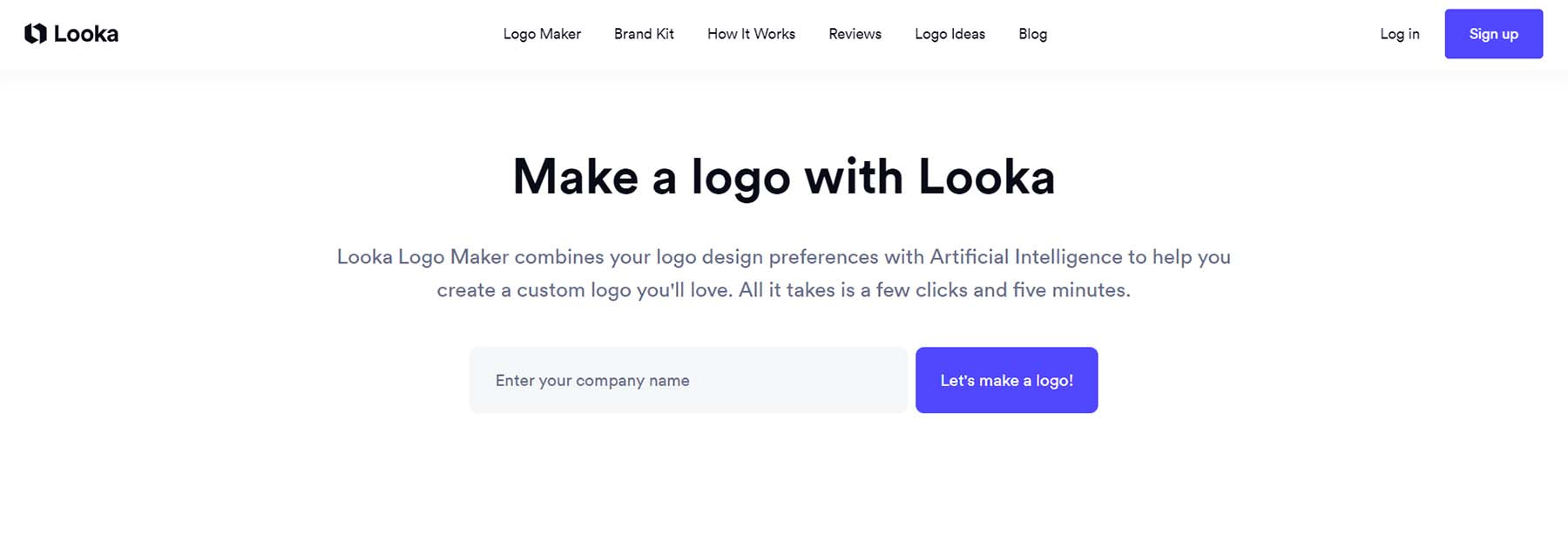 سایت Looka Logo Maker | سایت طراحی لوگو با هوش مصنوعی