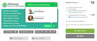 پلاگین واتساپ وردپرس WP WhatsApp Button