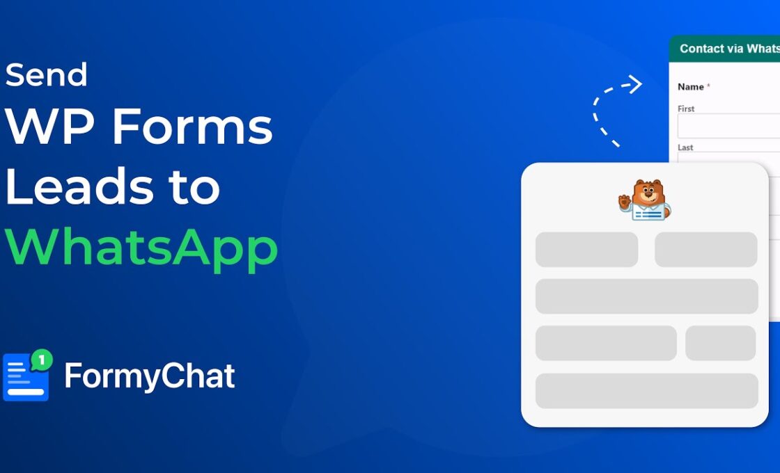 پلاگین واتساپ وردپرس WPForms