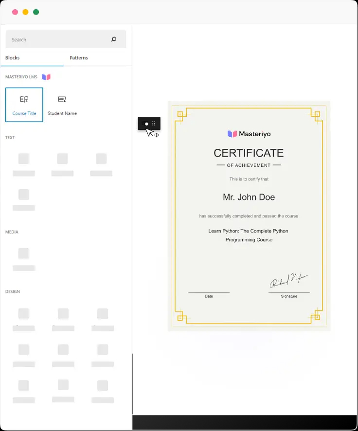 افزونه Masteriyo LMS Pro
