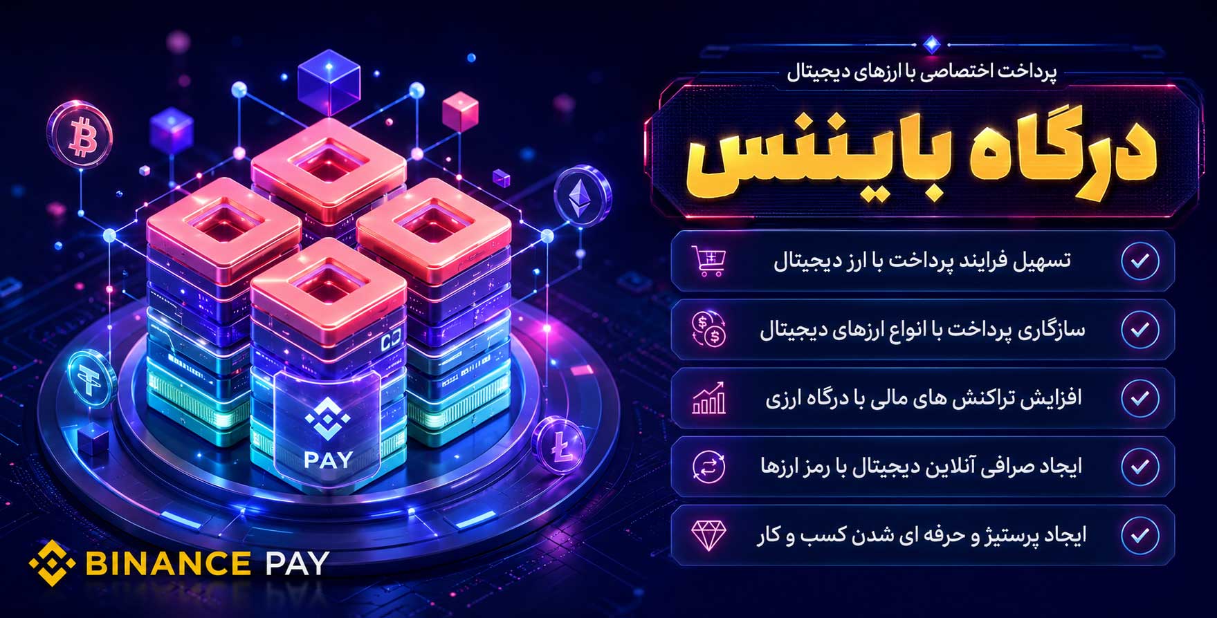 افزونه Binance Pay | درگاه پرداخت اختصاصی بایننس برای ووکامرس