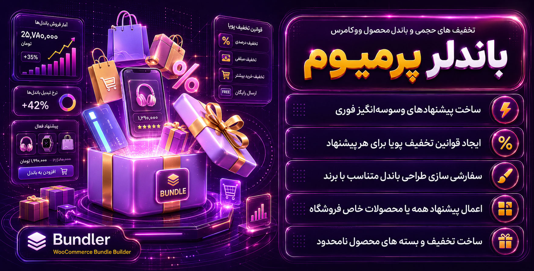 Bundler Pro | تخفیف های حجمی و باندل های محصول برای ووکامرس باندلر پرو