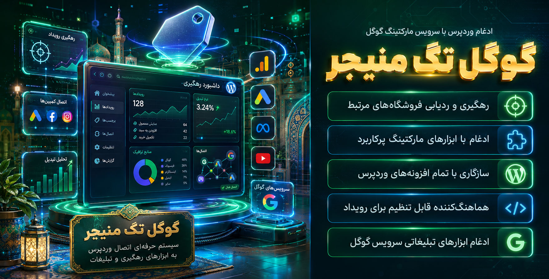 Google Tag Manager for WooCommerce Pro | پلاگین گوگل تگ منیجر، ادغام ووکامرس با سرویس های مارکتینگ گوگل مانند آنالیتیکس، ادز، متا و…