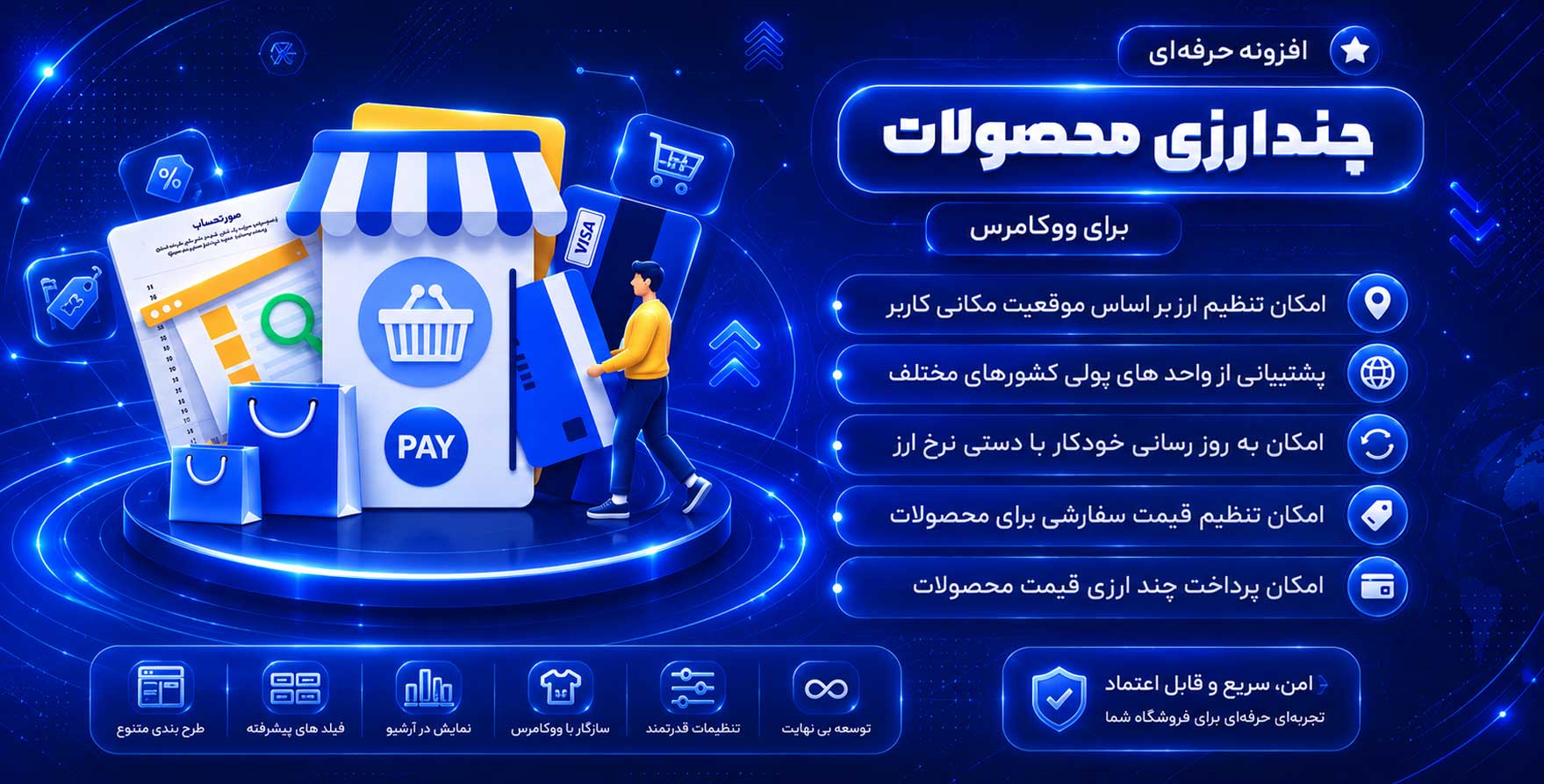 افزونه WooCommerce Multi Currency | افزونه چند ارزی کردن ووکامرس