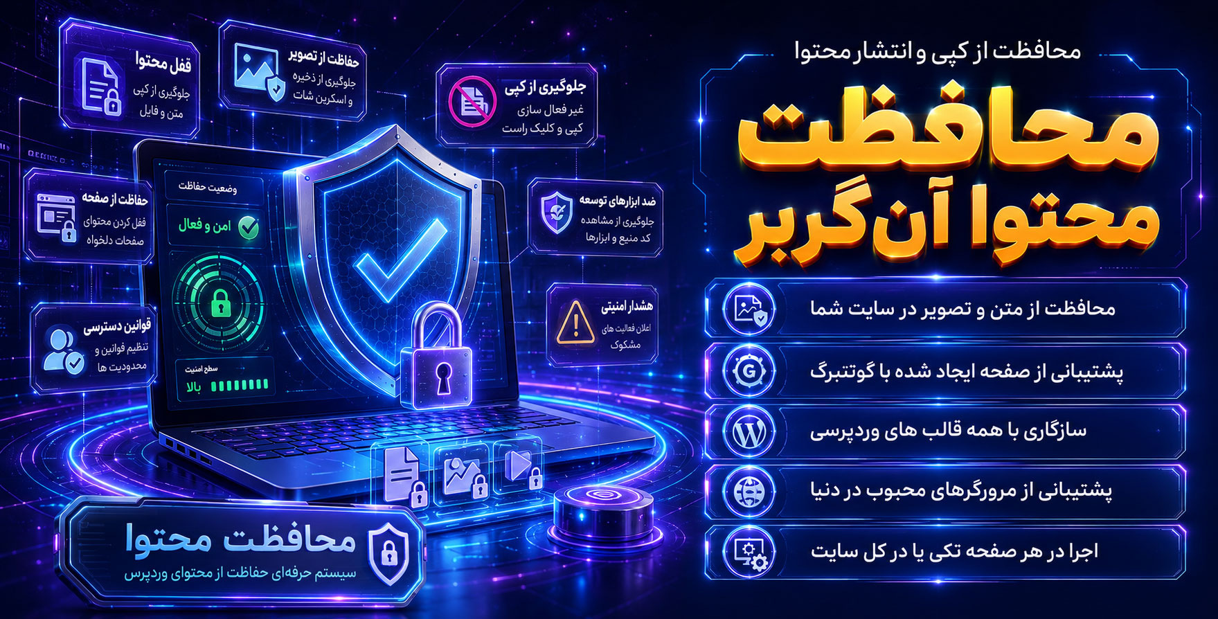 UnGrabber | افزونه پیشرفته و کاربردی محافظت از کپی و انتشار محتوا در وردپرس