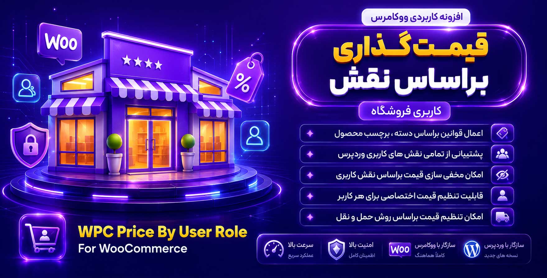 افزونه WPC Price by User Role For WooCommerce | قیمت گذاری محصول ووکامرس براساس نقش کاربری