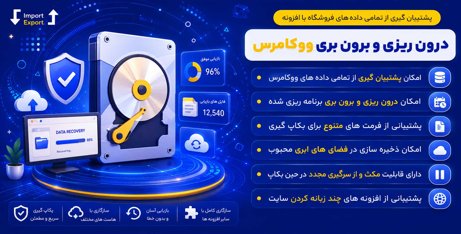 افزونه Woo Import Export For WP | افزونه درون ریزی و برون ریزی ووکامرس